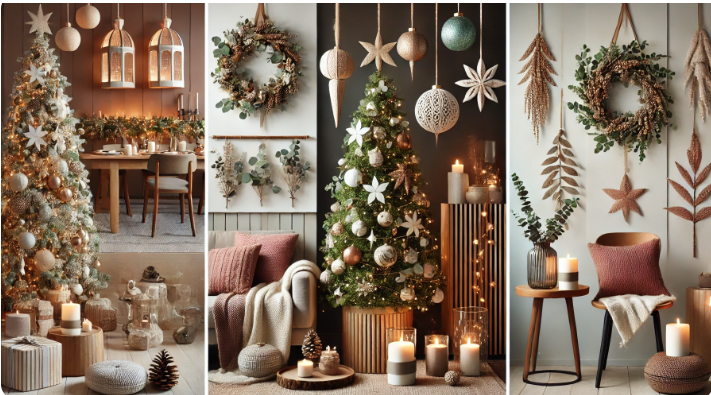 Como decorar mi casa en navidad, tendencias de decoración navideña, floristeria en rivas