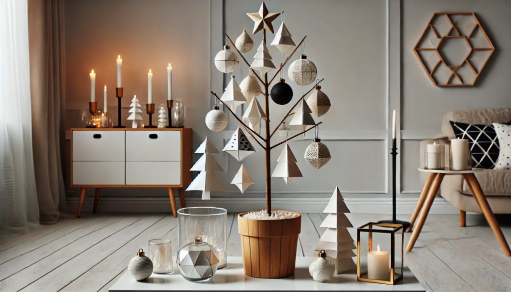 Como decorar mi casa en navidad, tendencias de decoración navideña, decoración navideña minimalista