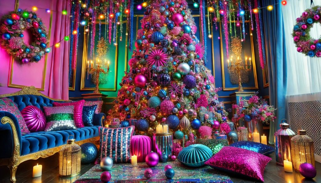 Como decorar mi casa en navidad, tendencias de decoración navideña, decoración navideña a todo color